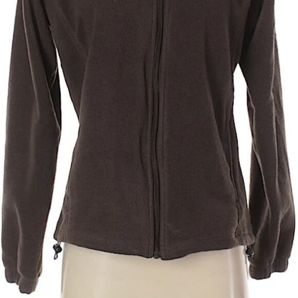 Columbia Brown Fleece Full Zip Jacket - Picture 4 of 11